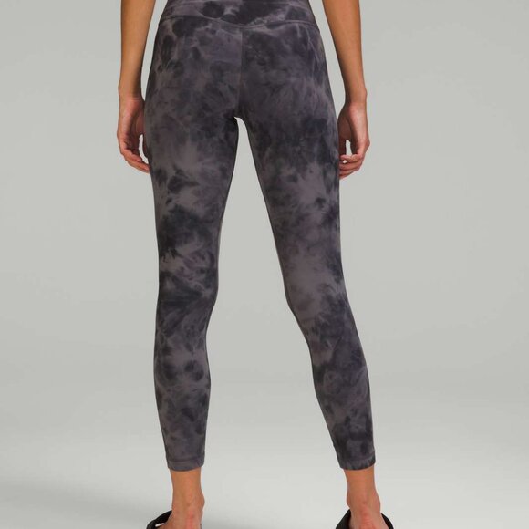 Lululemon Align High-Rise Pant 25" Diamond Dye Pitch Grey Size 2 - Picture 2 of 6